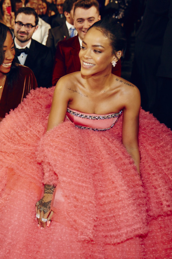 Rihanna on the night of her quinceañera