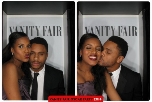 younggiftedblaq: trillaryclinton: scandalrehab: Kerry Washington and her husband Nnamdi Asomugha at 