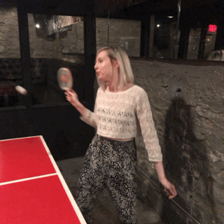I twerked and ping ponged tonight