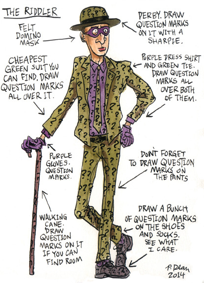 My Half Assed Cosplay Ideas — Riddle me this! What Batman villain can you  dress...