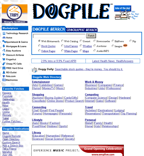 Dogpile.comJune 2000