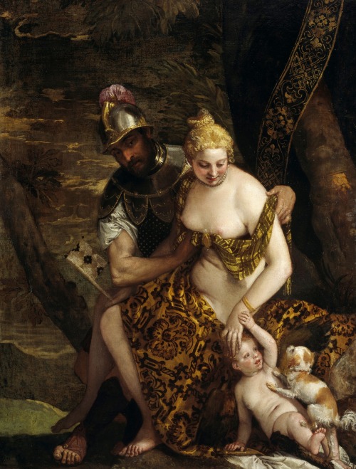 Mars, Venus, and Cupid by Paolo Veronesec. 1580oil on canvasNational Galleries of Scotland