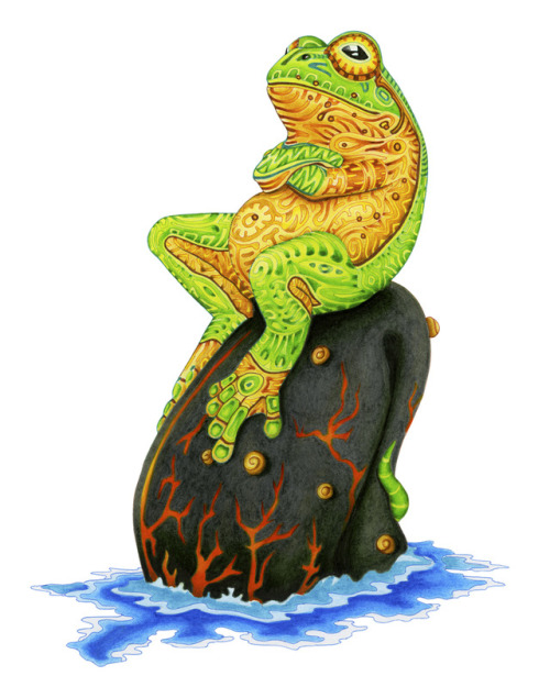 FROG // ink on paperCommission work- VedranArt.com