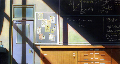 artbooksnat:  Background art work for the film The Girl Who Leapt Through Time (時をかける少女), with art direction and background art by Nizo Yamamoto.