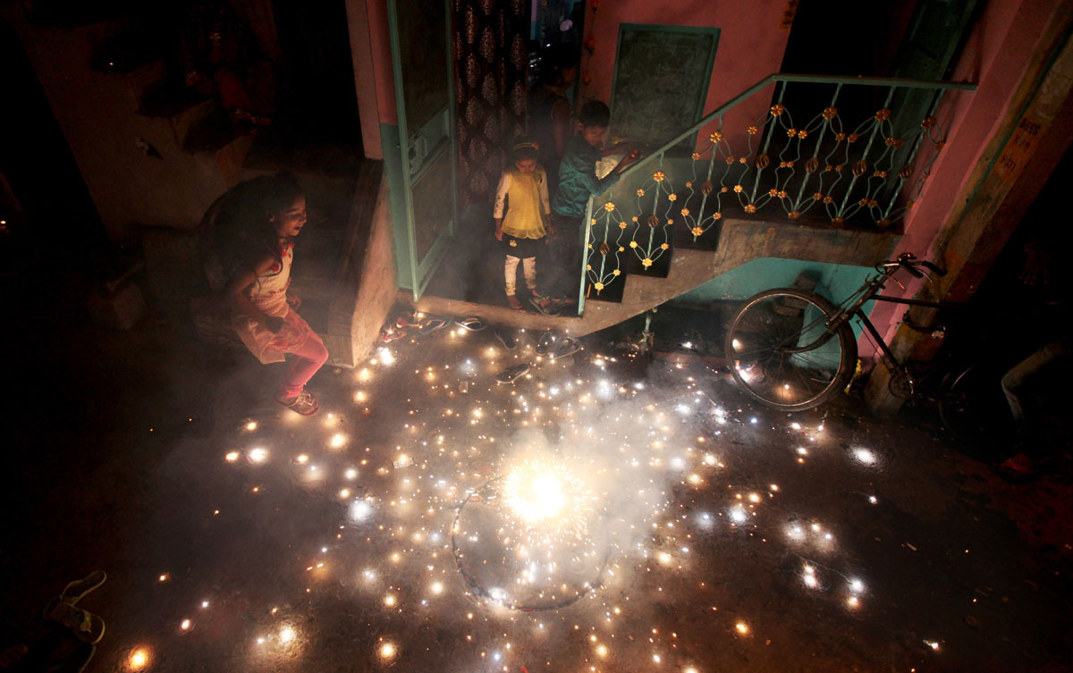 fotojournalismus:  Diwali 2015 in India 