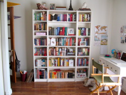 noseinabook:  My main bookshelves.  