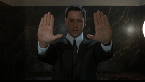 capscoffin: JOHNNY MNEMONIC Rewatching this, I kept thinking of the similarities between it and JER