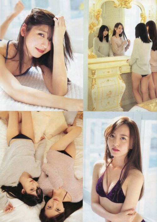 shunjpn4846:  月刊エンタメ 特別編集版 2018年2月号 (2017/12/28)“#Winter Breakers #なつまど #女子会” 松岡菜摘 ✕ 森保まどか (HKT48)