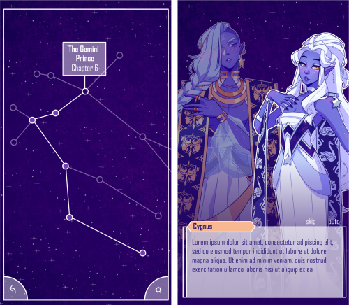 Mock Ups For A Space Themed Gacha Game