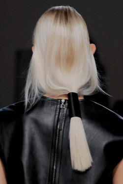 stlara:  hairstyle at helmut lang ss 14