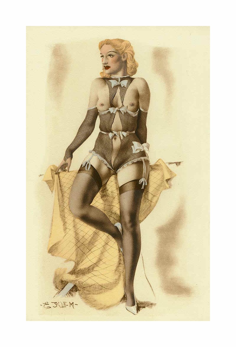 agracier:  1930s erotic illustration … 