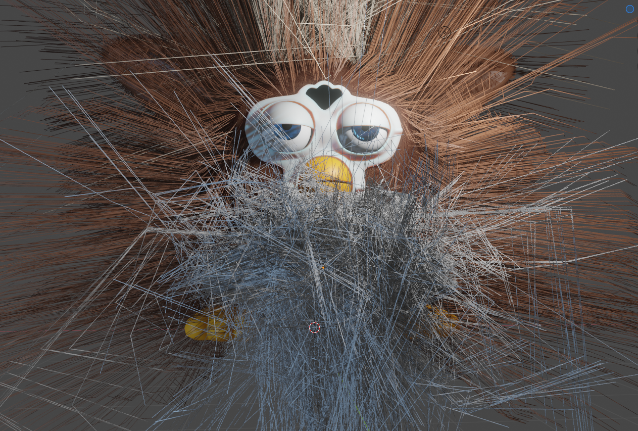 papercutkoi:Due to a lull at work, I found myself with some free time. So I decided to 3d model a furby because I couldn’t find a decent one online.It came out ok in the end. But the process came with quite a bit of nightmare fuel. I first did as much