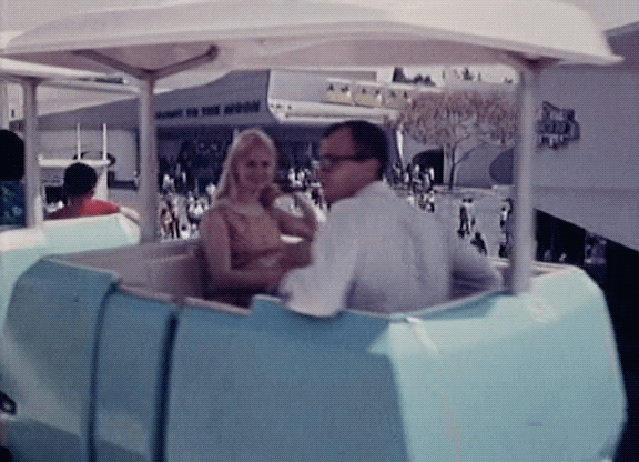 gameraboy:  Disneyland’s PeopleMover. From the Disney film EPCOT (1966)