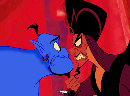 ruinedchildhood:l wish for Princess Jasmine to fall desperately in love with me.Aladdin (1992) dir. 