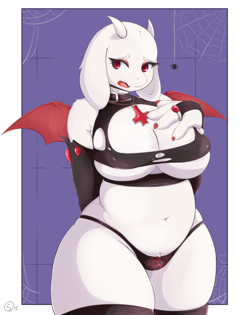 serbelzer:  Toriel knew she had to come up with more persuasive measures to keep frisk from leaving.For more comps like this follow me. Also I take requests so ask away. 