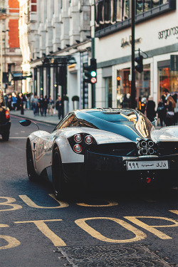 wearevanity:  Cruising down the street in my… Pagani © 