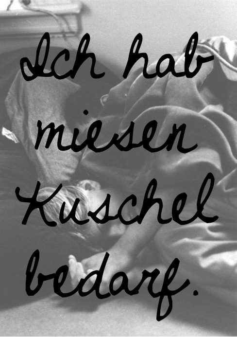 chill-mal-dein-life:  deutschesprucheblog:  kuschelbedarf.  bby du fehlst mir 