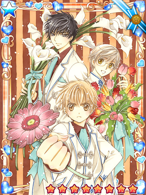 knightarcana:vantasticmess:Cuties~!#can I dress as Syaoran and angrily give out flowers. Please. &lt