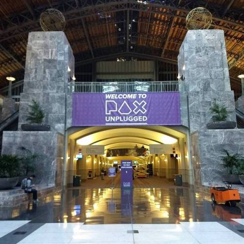 *cue Jurassic Park theme song*Good morning, #paxunplugged ! I’m at booth #102 with @archongame