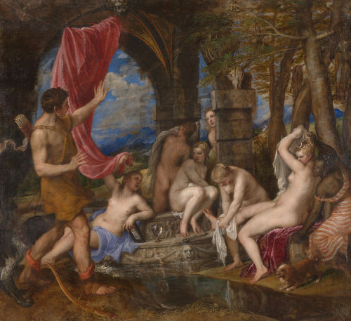 rubenista:Diana and Actaeon by Titian (1556 - 1559)