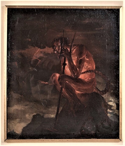 themacabrenbold - Italian Master 19th century, Beelzebub oil...