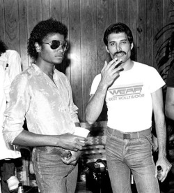 hittings:  Freddie Mercury and Michael Jackson