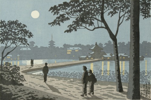 Shinobazu Pond -  Fujishima TakejiJapanese 1867-1943