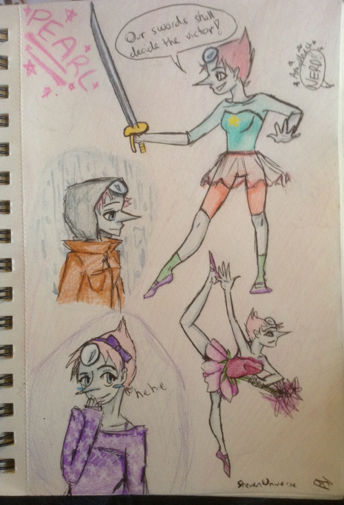 stars-not-aligned:  My youngest sister had me draw her a lot of Pearl stuff.  