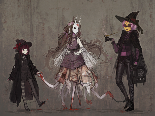 missusruin:more outfit design trades, themes were“3-fold” and “klaxon”