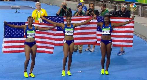 blackmattersus:1st, 2nd and 3rd place!For the first time in history, #USA women go 1-2-3 in an Olymp