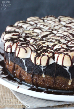 sweetoothgirl:  S'mores Cheesecake  