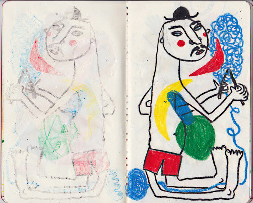 fuckyeahmoleskines:  knitting villain by ravingindian.tumblr.com