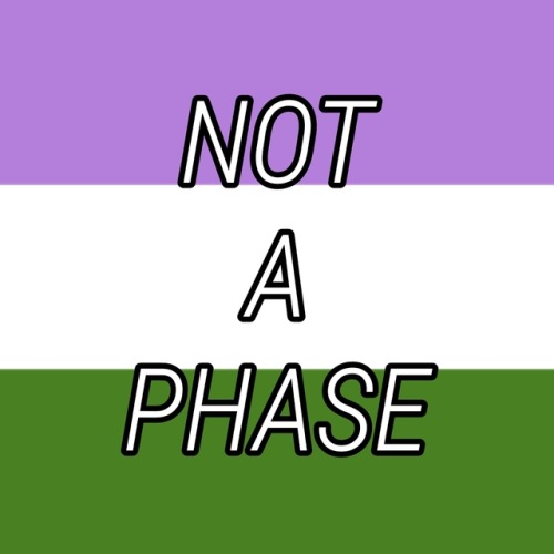 genderqueerpositivity:(Image description: six images with the genderqueer flag as a background and t