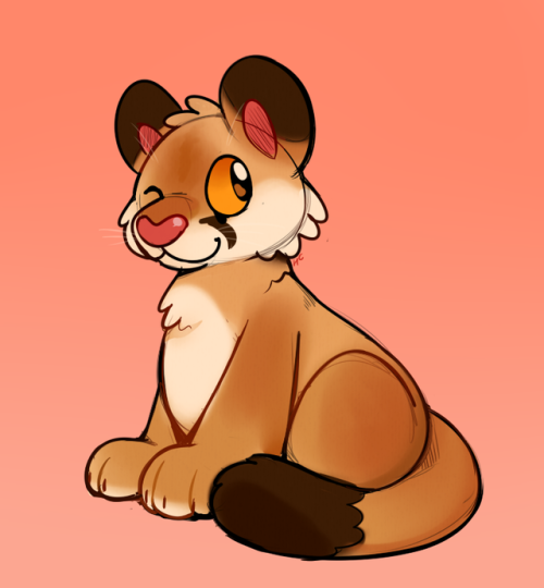 rumwik: Quick mountain lion drawing!  