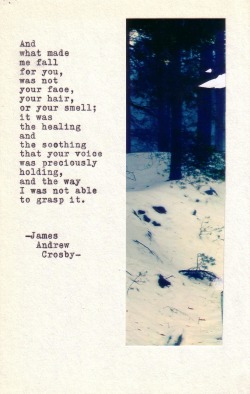 jamesandrewcrosby:  Typewriter Poetry #206