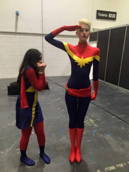 peppermonster:iron-wang:I’M SO TALL AND SHE’S SO CUTE!Ms Marvel - ShewanaCaptain Marvel 