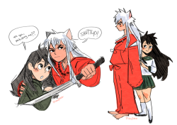 gabriel-grumbletoon: inuyasha!this series is fun and cute