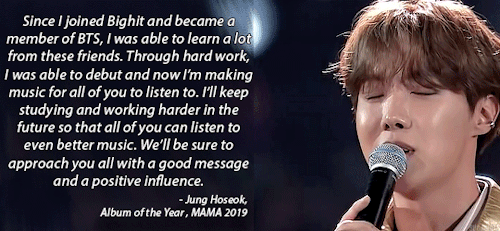 BTS X MAMA 2019 Acceptance Speeches