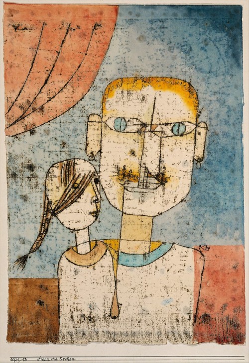 met-modern-art:Adam and Little Eve by Paul Klee, Modern and Contemporary ArtThe Berggruen Klee Colle