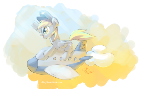 paperderp:  Make way for Derpy Air Mail! by Chingilin★  ^w^