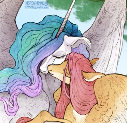 “teach me to be kind like you… Fluttershy”more about these two under the cut~After Celestia s