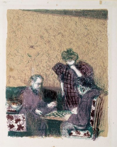 Schackspelare, Edouard Vuillard, Finnish National Galleryhttp://kokoelmat.fng.fi/app?si=C+III+B+II+1