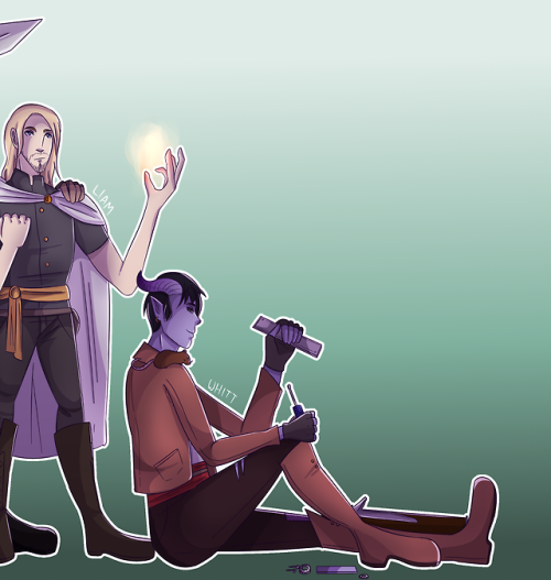 the-tevinter-biscuit: big canvas is big and tumblr is bound to ruin my quality but here’s a pa