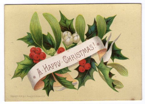 michaelmoonsbookshop:michaelmoonsbookshop:A Happy Christmas!Printed in Boston USA 1878[Sold]