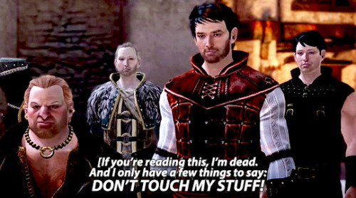 Hawke: Isabela left us a letter.Isabela’s Letter: If you’re reading this, I’m dead. And I only have 