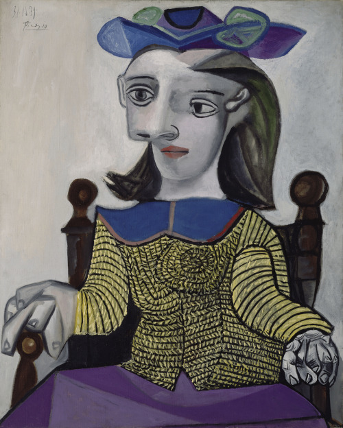 loverofbeauty:  Pablo Picasso:  The Yellow Sweater  (1939) 