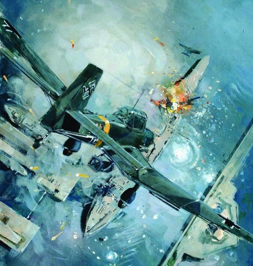 enrique262:retrowar:Stuka attackHans-Ulrich Rudel cripples the soviet battleshipMarat.