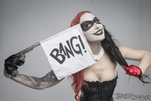 jeremysaffer:  Ash Costello of New Years Day as Harley Quinn by Jeremy Saffer 