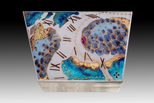 gremlinowl:Work by metalsmith Debbie Sheezel“The continuous exploration of the medium of ename