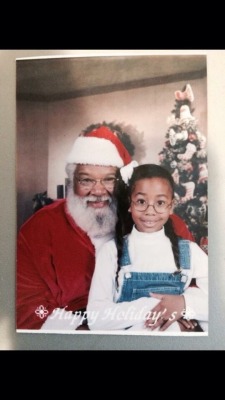 yousonosy: upallnightogetloki:  Then and now.  20 years apart. Thank you for always being my Santa, Mr. Fred Parker, and for being the Chocolate Santa of New Orleans for 47 years running! May you have many more years to keep doing what you love.  Immortal